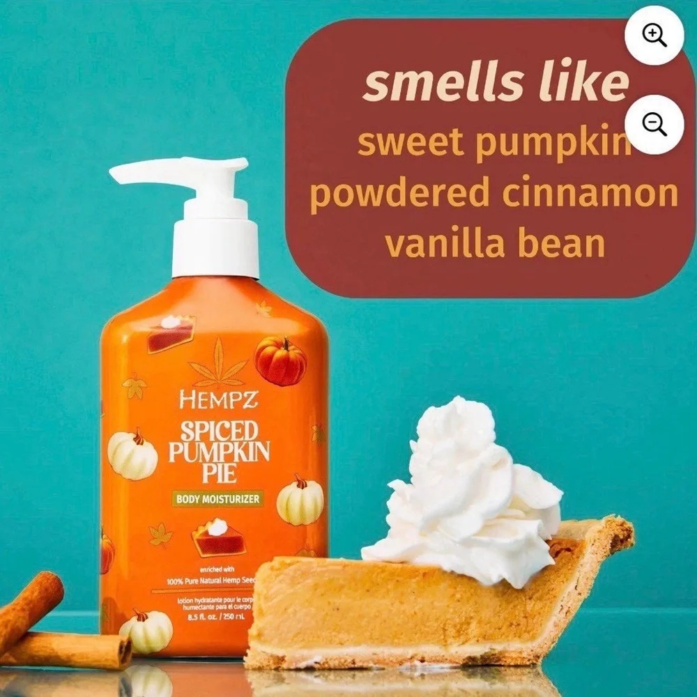 Hempz LE: Pink Peppermint Meringue & Spiced Pumpkin Pie Body Moisturizer 2025